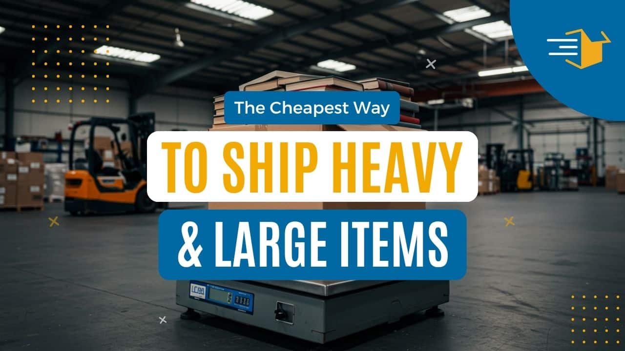 image of box of books being prepared to be shipped