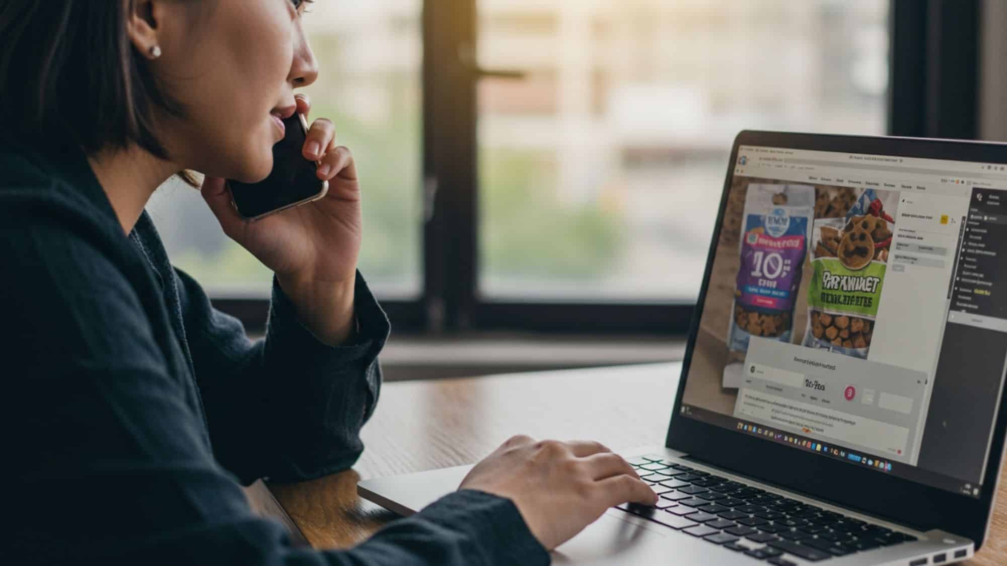 image of box of books being prepared to be shipped