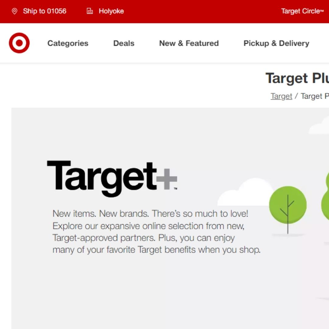 Target plus beauty products in from of custom packaging for fulfillment